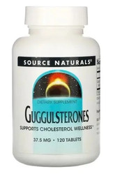 SOURCE NATURALS Guggulsterones Guggulsterony na wsparcie z poziomem cholesterolu 120 tabl.