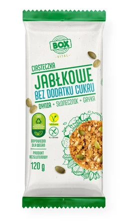 Ciastka jabłkowe z dynią Frank&Oli, 120g