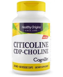 HEALTHY ORIGINS Cognizin Citicoline CDP-Choline - Cytykolina 250 mg 60 kaps.
