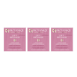 Zestaw: 3x Biotaniqe- Lift Infusion, Liposomowy Krem Naprawczy 60+, 50 ml