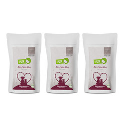 Zestaw: 3x HERRMANN'S MANUFAKTUR Kreativ Mix Bio Fleischlos - karma bezmięsna ekologiczna (150g)