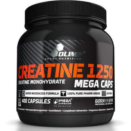 Olimp Creatine Mega Caps 1250 Kreatyna Monohydrat 400 kaps.
