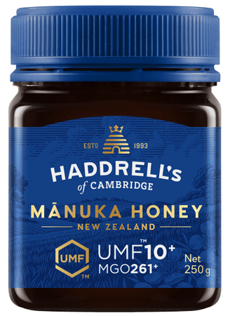 HADDRELL'S OF CAMBRIDGE MIÓD MANUKA MGO 261+ 250 g