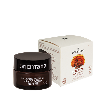  Orientana, REISHI, Wegański krem do twarzy na noc, 50 ml
