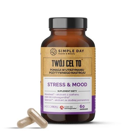 Twój Cel To Stress & Mood naturalne wsparcie w stresie i poprawa nastroju 60 kaps.