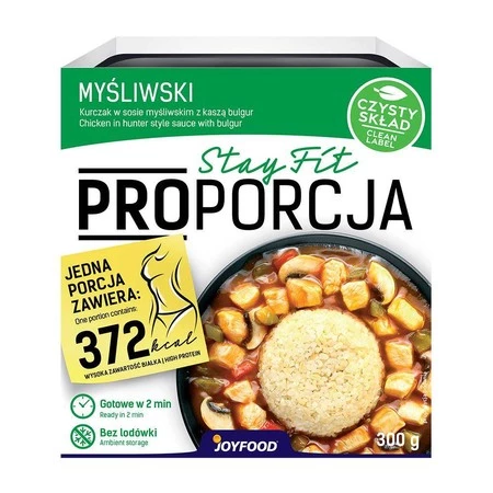 PROporcja − Kurczak w sosie myśliwskim z kaszą bulgur − 300 g