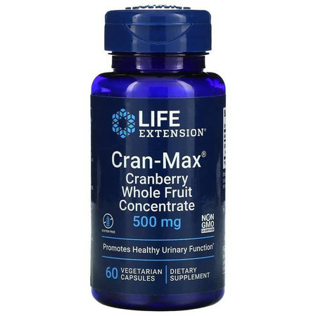 Life Extension Cran-Max Cranberry Whole Fruit Concentrate Koncentrat Żurawiny 60 kaps.