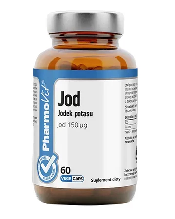 JODEK POTASU BEZGLUTENOWY (150 µg) 60 KAPSUŁEK - PHARMOVIT (CLEAN LABEL)