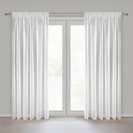 FIRANA GOTOWA ESEL NA TAŚMIE 135 X 270 CM BIAŁY