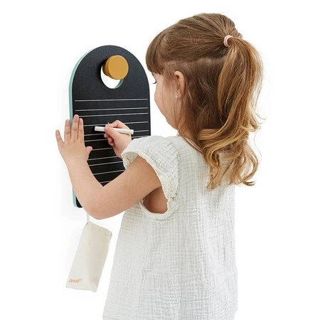 Janod Przenośna dwustronna tablica z akcesoriami 3+