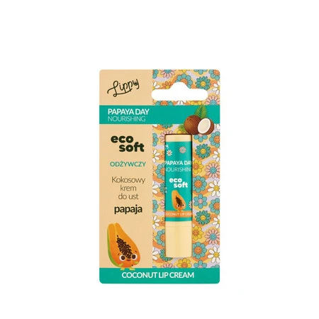 EcoSoft, Balsam do ust, Lippy Day, TWIST UP, Melon i Papaja, 4,8 ml