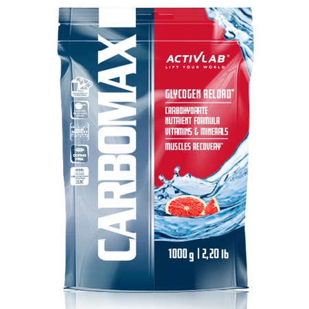 ACTIVLAB CARBOMAX ENERGY POWER Węglowodany 1000g smak pomarańcza