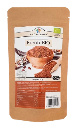 Pięć Przemian Karob nieprażony BIO 200 g