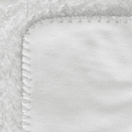 Eurofirany Koc Tedy rozm. 170 X 210 CM kolor Biały