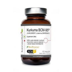 KENAY Kurkuma BCM-95® z piperyną BioPerine® na wsparcie stawów, wątroby i odporności 60 kaps.