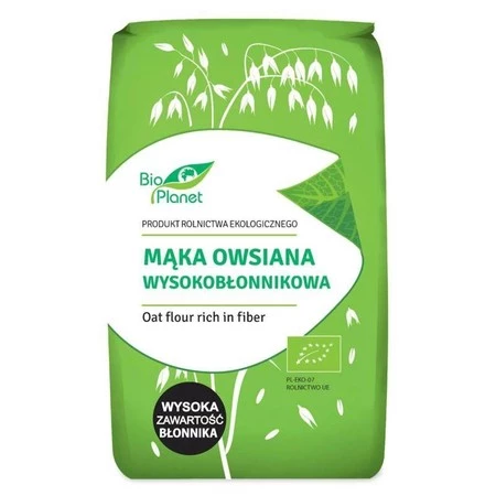 BIO PLANET Mąka owsiana wysokobiałkowa BIO 400g