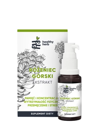 HEALTHY HERB Różeniec górski ekstrakt 30ml