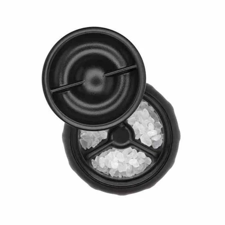 OXO-Młynek do soli stalowy, czarny, Good Grips