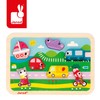 Janod Puzzle drewniane 3D Pojazdy 7 el.,18 m+