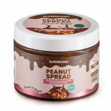 SUPERSONIC Krem orzechowy smak czekolada z nutą orzechową (low-carb) 250g