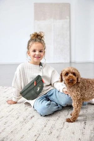 PALOPA Torebka nerka na smakołyki dla psa mini Enja dark olive