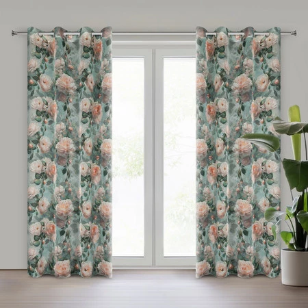 ZASŁONA GOTOWA INKA 140 X 250 CM MIĘTOWY