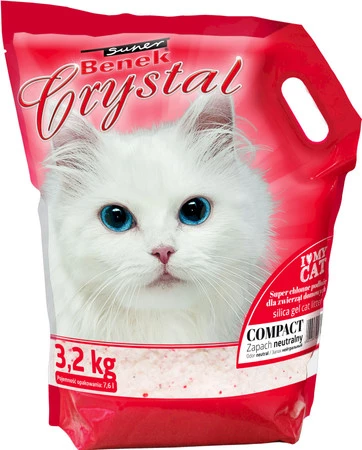 Super BENEK Crystal Compact Żwirek silikonowy 7,6l