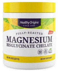 HEALTHY ORIGINS Magnesium Bisglycinate Chelate - Chelat Magenzu w proszku (227 g)