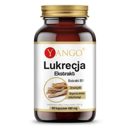 Yango Lukrecja Ekstrakt 60 Kapsułek 430Mg