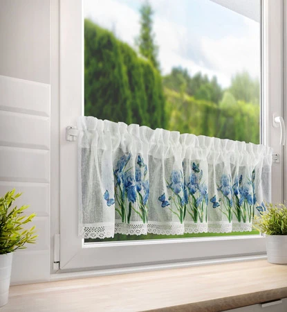 FIRANA GOTOWA ALA NA TAŚMIE 150 X 30 CM BIAŁY