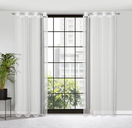 ZASŁONA GOTOWA LARA 140 X 250 CM BIAŁY