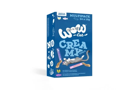 WOW CAT Creamy Snack Multipack (24x15g)
