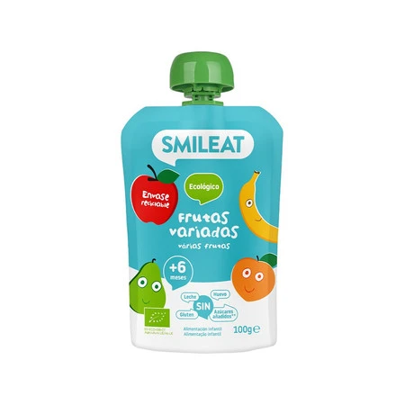 Smileat, BIO Mus wieloowocowy 6m+, 100g