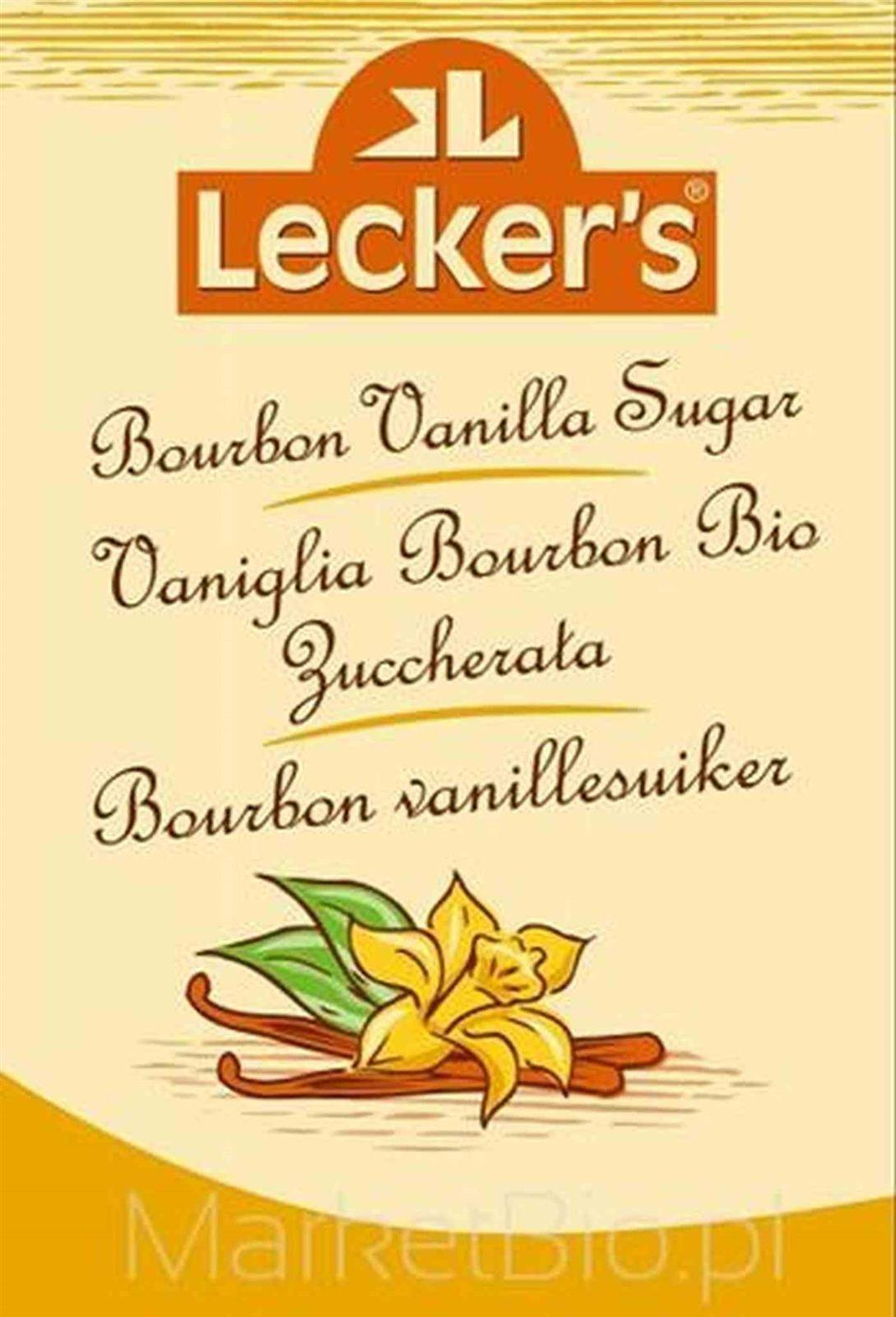 Lecker's − Cukier waniliowy Bourbon BIO − 8 g