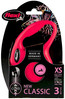 FLEXI NEW CLASSIC Smycz sznurowa XS / 3m czerwona