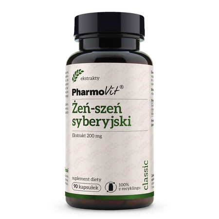 ŻEŃ-SZEŃ SYBERYJSKI (200 mg) 90 KAPSUŁEK - PHARMOVIT (CLASSIC)