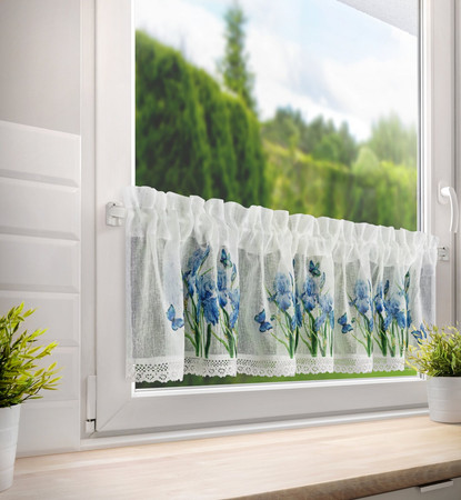 FIRANA GOTOWA ALA NA TAŚMIE 150 X 30 CM BIAŁY