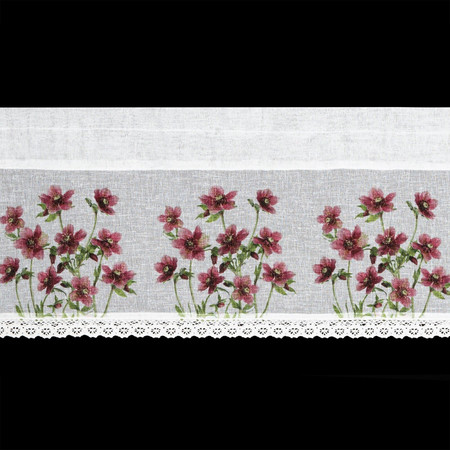 FIRANA GOTOWA ISA 150 X 30 CM BIAŁY