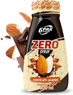 6PAK SYRUP ZERO 500ml CHOCOLATE-ALMOND