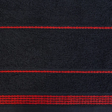 Ręcznik Mira (18), 30 x 50 cm, Czarny