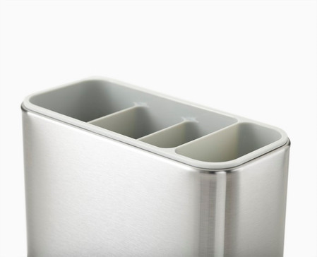 JJ-Ociekacz na sztućce Surface jasny kamień/stal