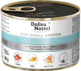 DOLINA NOTECI PREMIUM Małe Rasy Cielęcina Pomidory 185g