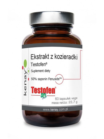 KENAY Ekstrakt z kozieradki Testofen® na wsparcie męskiej witalności i prawidłowego poziomu testosteronu 60 kaps.