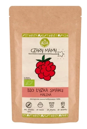ŁYŻKA SMAKU MALINA (LIOFILIZOWANA SPROSZKOWANA MALINA) BIO 40 g - HELPA