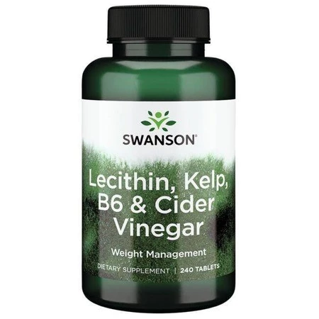 Lecithin, Kelp, B6 & Cider Vinegar (240 tabl.)