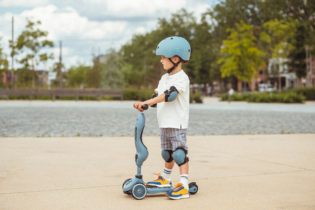 SCOOTANDRIDE Zestaw ochraniaczy dla dzieci S Steel