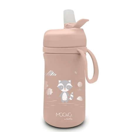 Nuvita, MOOVO, Bidon termiczny z ustnikiem English Rose, 350 ml