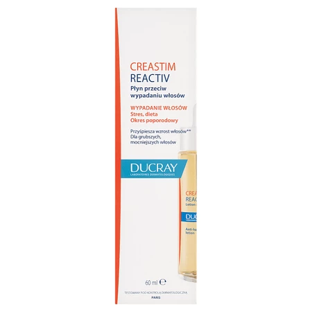 Ducray Creastim Reactiv Płyn przeciw wypadaniu włosów 60 ml