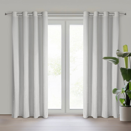 ZASŁONA GOTOWA ARIADNA 140 X 250 CM BIAŁY