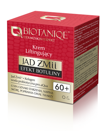 Zestaw Biotaniqe Jad Żmii Efekt Botuliny, krem przecizmarszczokowy 60+ 50ml, krem pod oczy 20ml